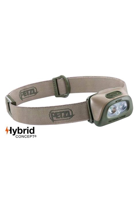 PETZL Tactıkka® +rgb Kafa Feneri - Kafa Lambası - 350 Lümen - Çöl Kumu Rengi
