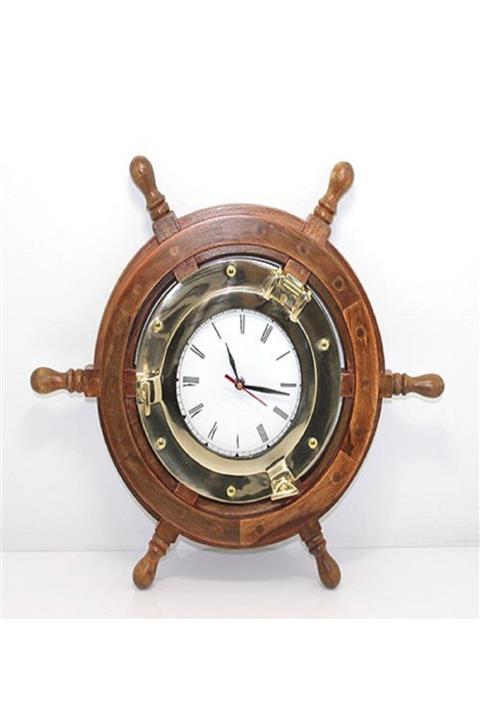 Bidolu Sepet AVM Dümenli Pirinç Saat