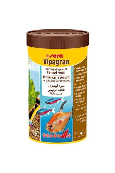 SERA Vipagran Tropikal Balık Temel Yemi Granül 250ml