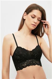 TRENDYOLMİLLA Siyah Dantelli Bralet THMSS21SU0116