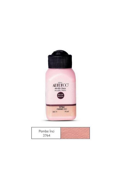 Artdeco Metalik Akrilik Boya 75 ml. 3764 Pembe Inci