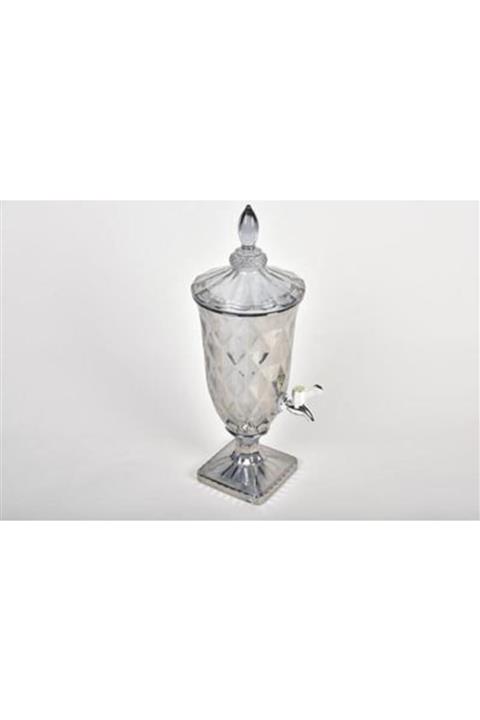 SETABIANCA Crystal Gri Baklava Desenli Limonatalık