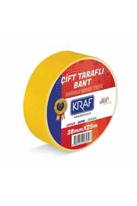 KRAF Çift Taraflı Bant 38mm X 25 Metre