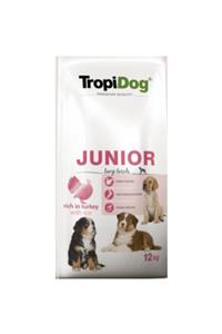 TROPİDOG Premium Juniour Büyük Irk Turkey&rice 12kg