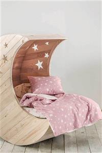 Hibboux Star Bebek Nevresim Seti - Rose