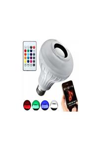 SUNIKA Led Müzik Ampul 12w Bluetooth Özelliği Vardır Kumandalı Ledli Müzik Ampul Dl-09