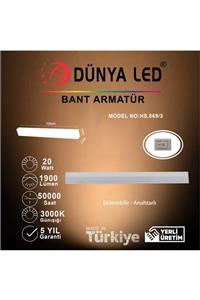 DÜNYA LED Hs.869/3 20w T5 Anahtarlı Led Arm.3000k Günışığı