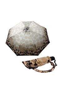 Zeus&Co. Umbrella Altın Çiçek Rüzgara Dayanıklı Otomatik Şemsiye