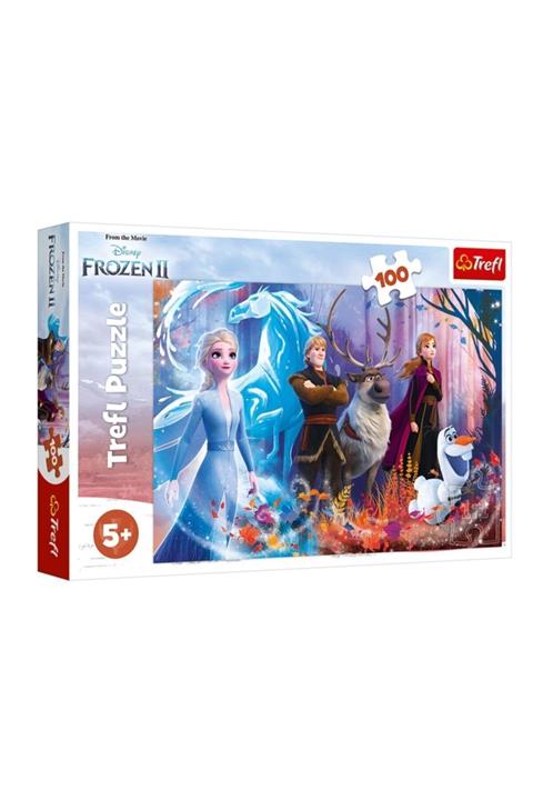 Trefl Puzzle Puzzle 100 Parça 41 X 27,5 Cm Magic Of Frozen Disney Frozen 16366