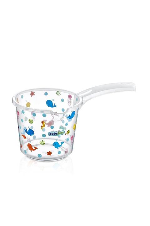 Babyjem Bebek Banyo Maşrapası Şeffaf Desenli