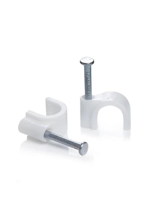 Hırdavat Çelik Çivili Kablo Kroşesi No:5 100 Adet