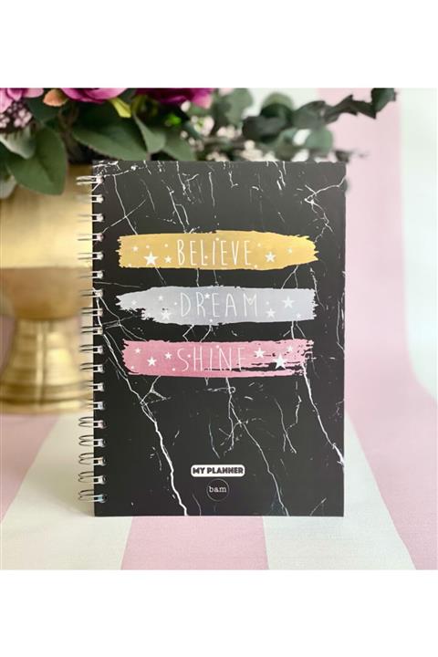 Gift Moda Believe Dream Shine Tasarımlı Konuşan Ajanda