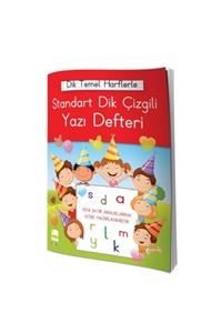 Ema Çocuk 24 Yaprak A5 Orta Boy Standart Dik Çizgili Güzel Yazı Defteri 10 Adet