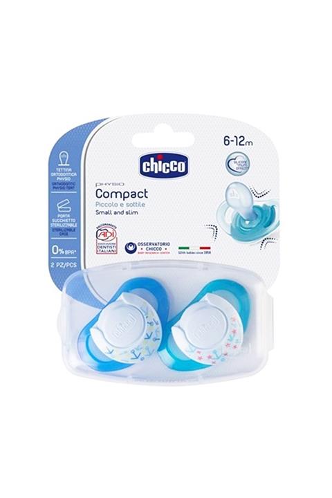 Chicco Silikon Emzik Mavi