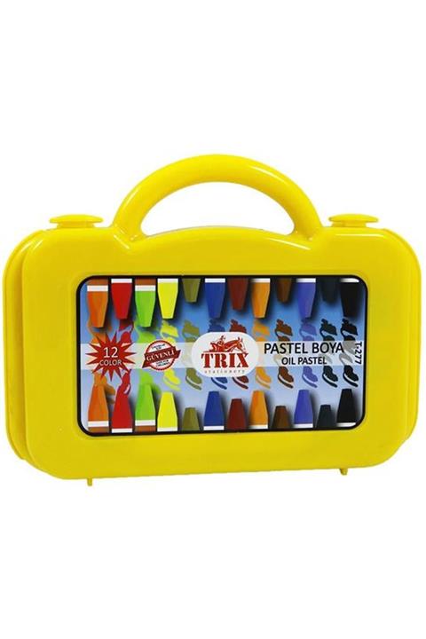 ASMEYAL 12 Renk Çantalı Pastel Boya T-277