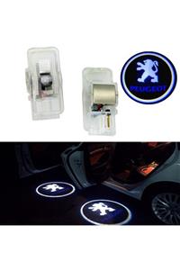 Universal Peugeot 407 Kapı Altı Hayalet Logo Orjinal Lazer Led