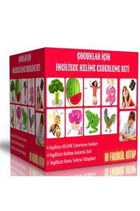 Enine Boyuna Eğitim Çocuklar Için Ingilizce Kelime Ezberleme Seti (10 Fasikül Kitap)