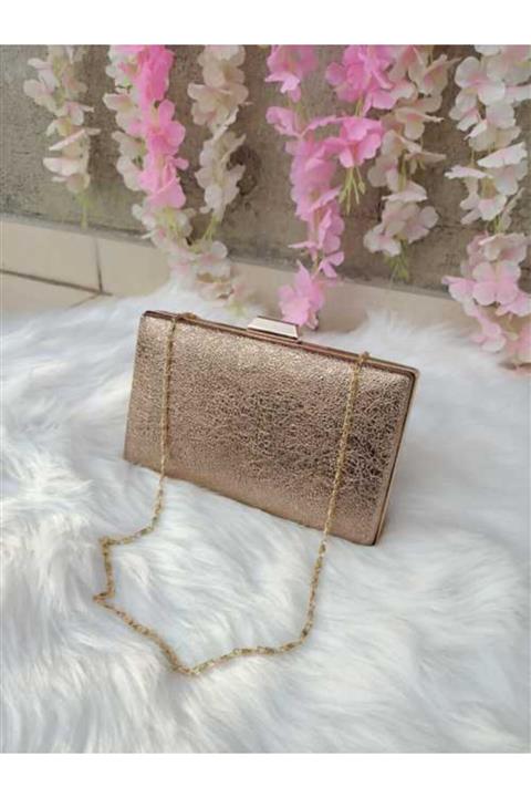 PERVENCHEBUTİK Gold Sedefli Portföy Çanta