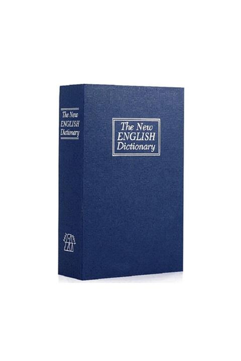 Ekin Hediyecilik 3d Kitap Şeklinde Gizli Kasa Kumbara Mavi, Kumbara