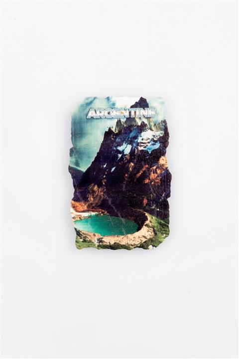 Dünyadan Hediyeler Arjantin Krater Gölü Fresco Magnet
