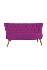 Ze10 Design Richland  Loveseat İkili Kanepe Mor