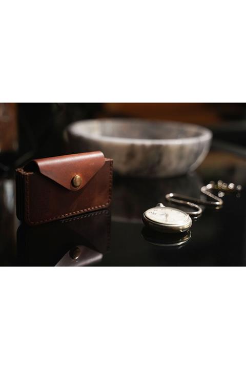 Ledaleather Akordeon Deri Kartlık (camel)