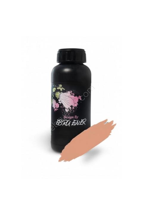 hobimarketimsanat Ebru Ener Yarımat Vernikli Zemin Boyası 500ml Şeftali