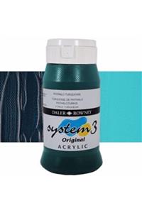 Daler Rowney System 3 Akrilik Boya 500ml - Phthalo Turquoise 154