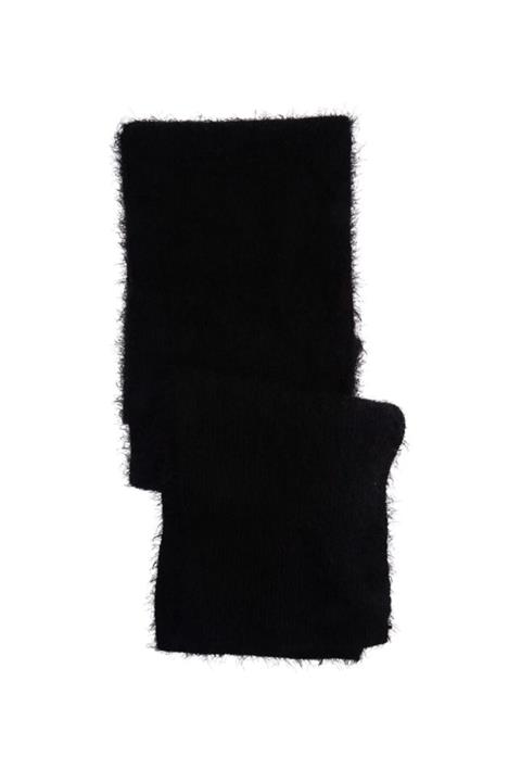 Calvin Klein Kadın Siyah Düz Atkı