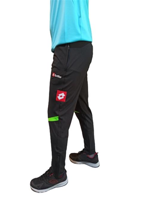 Lotto Unisex Siyah Yeşil Antrenman Spor Eşofman Altı K18r0712