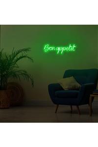 neon graph - Bon Appetit - Led Dekoratif Duvar Aydınlatması Neon Duvar Yazısı Sihirli Led Mesajlar - Neongraph