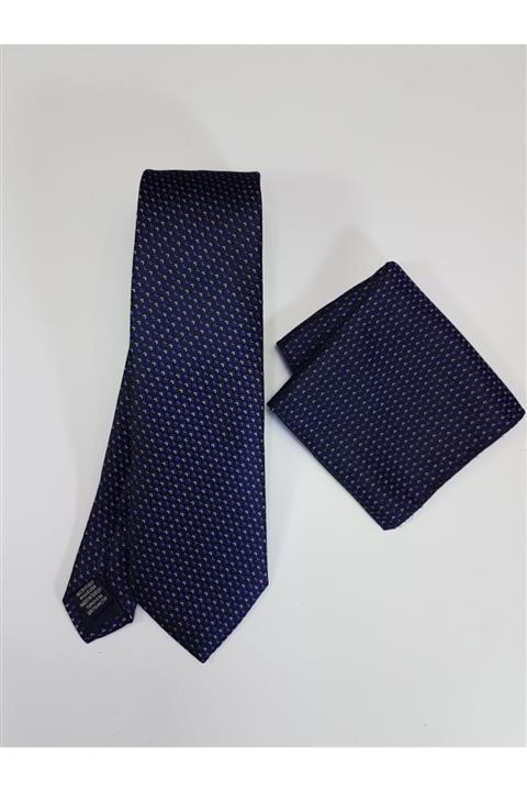 pierre cavalli Erkek Özel Dokuma Mendilli Kravat Takım 120521138