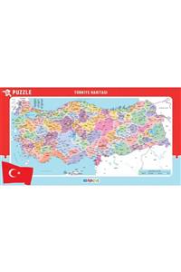 Blue Focus 56x30 Cm Büyük Boy Türkiye Haritası Puzzle