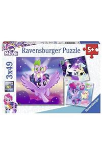 RAVENSBURGER 3x49 Parçalı Puzzle My Little Pony-080274