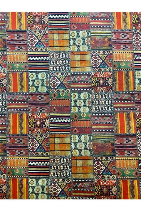 Bakırcı Kumaş Kaşmir Desen Dijital Baskı Döşemelik Kumaş