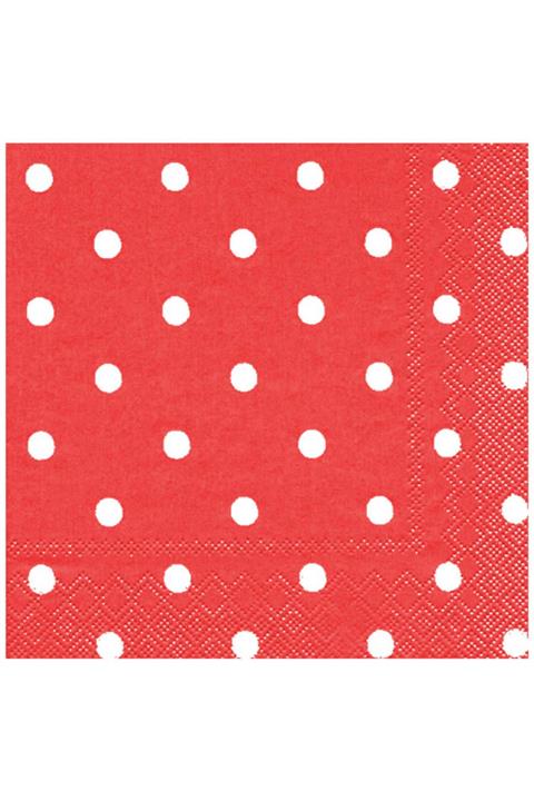 partisüs Kırmızı Puanlı Kağıt Peçete
