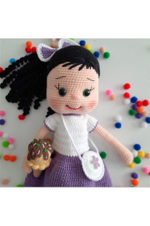 daisybydaisy Hand Made Oyun Arkadaşım Amigurumi Organik Koton Oyuncak Bebek -hediyelik Oyuncak Bebek