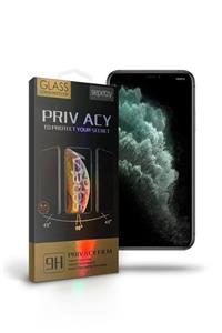 sepetzy Apple Iphone 11 Pro Max Tam Kaplayan Privacy Hayalet Cam Ekran Koruyucu