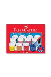 Faber Castell 12 Renk Guaj Boya 12x15 ml