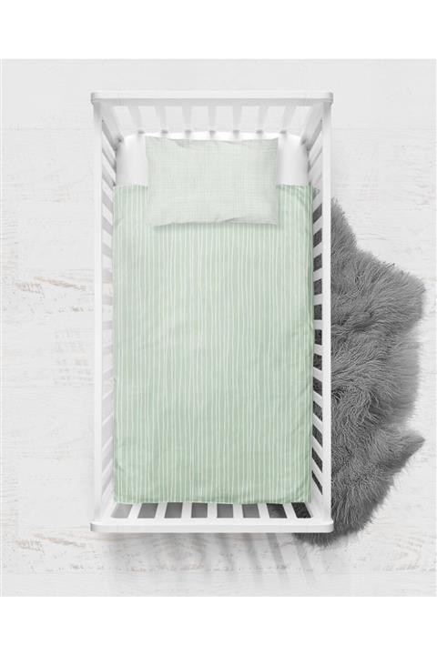 BLZ Green Lines Bebek Nevresim Takımı