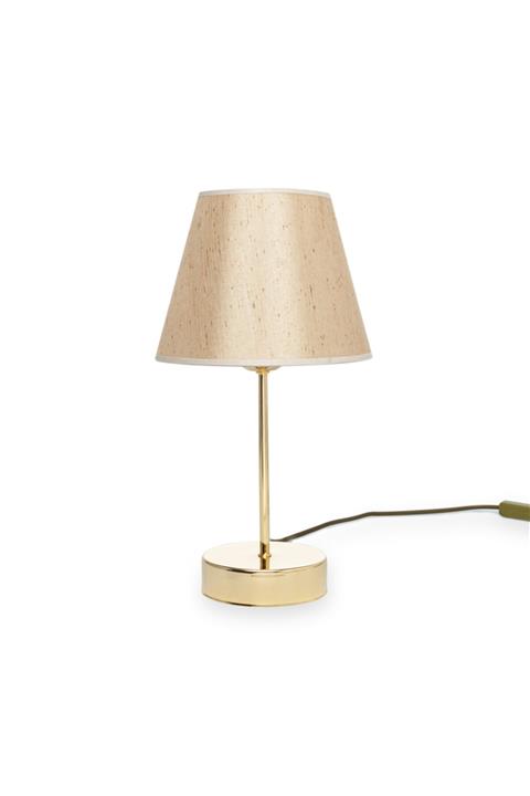 Safir Light Metal Abajur - Gold Ayak / S.kahve Şapka