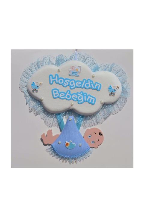 Ece Hoş Geldin Bebek Bulut Kapı Süsü Çeşitleri