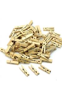 LAUREL DREAM 100'lü Ahşap Mandal 2.5cm (10'lu Paket-1000 Adet)
