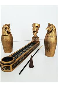 GÖKÇEN HOBİ Nefertiti Tütsülük,horus-firavun Küp