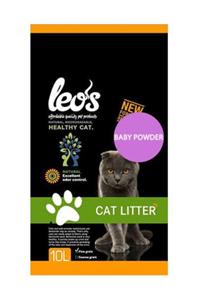 Leos Cat Litter Baby Powder Kokulu Ince Bentonit Kedi Kumu 10 Lt