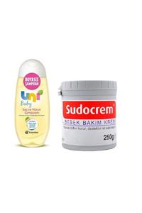 Uni Baby Günlük Kullanıma Uygun Saç Ve Vücut Şampuanı 200 Ml+sudocrem Bakım Kremi 250 Gr