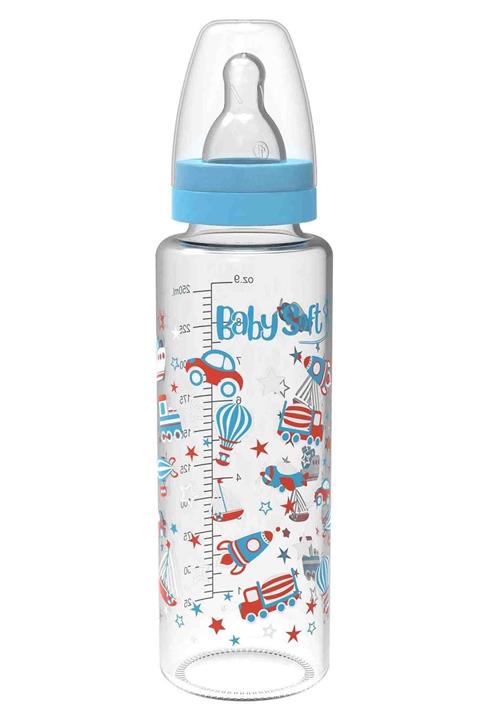Babysoft 250 Ml Cam Biberon Mavi Kız / Erkek