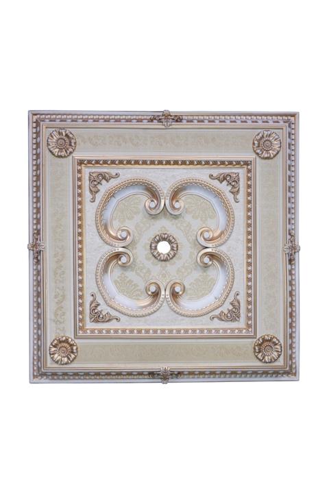 Decomarket Decogold 90*90 Cm Kare Bronz Saray Tavan