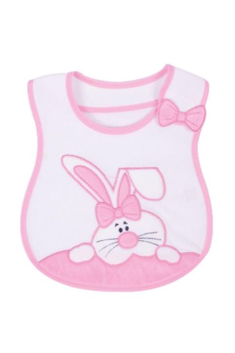 Sevi Bebe Mama Önlüğü Yandan Cırtlı Pembe