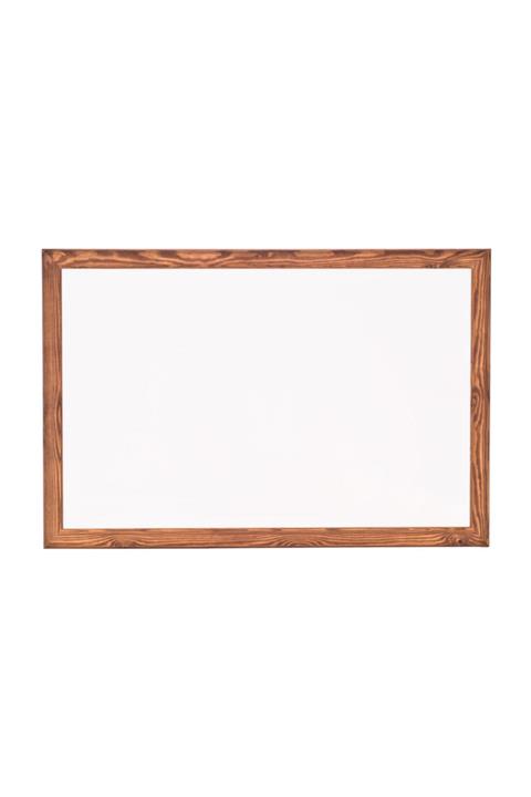 Chalky 50x70 cm Beyaz Yazı Tahtası Ahşap Çerçeveli